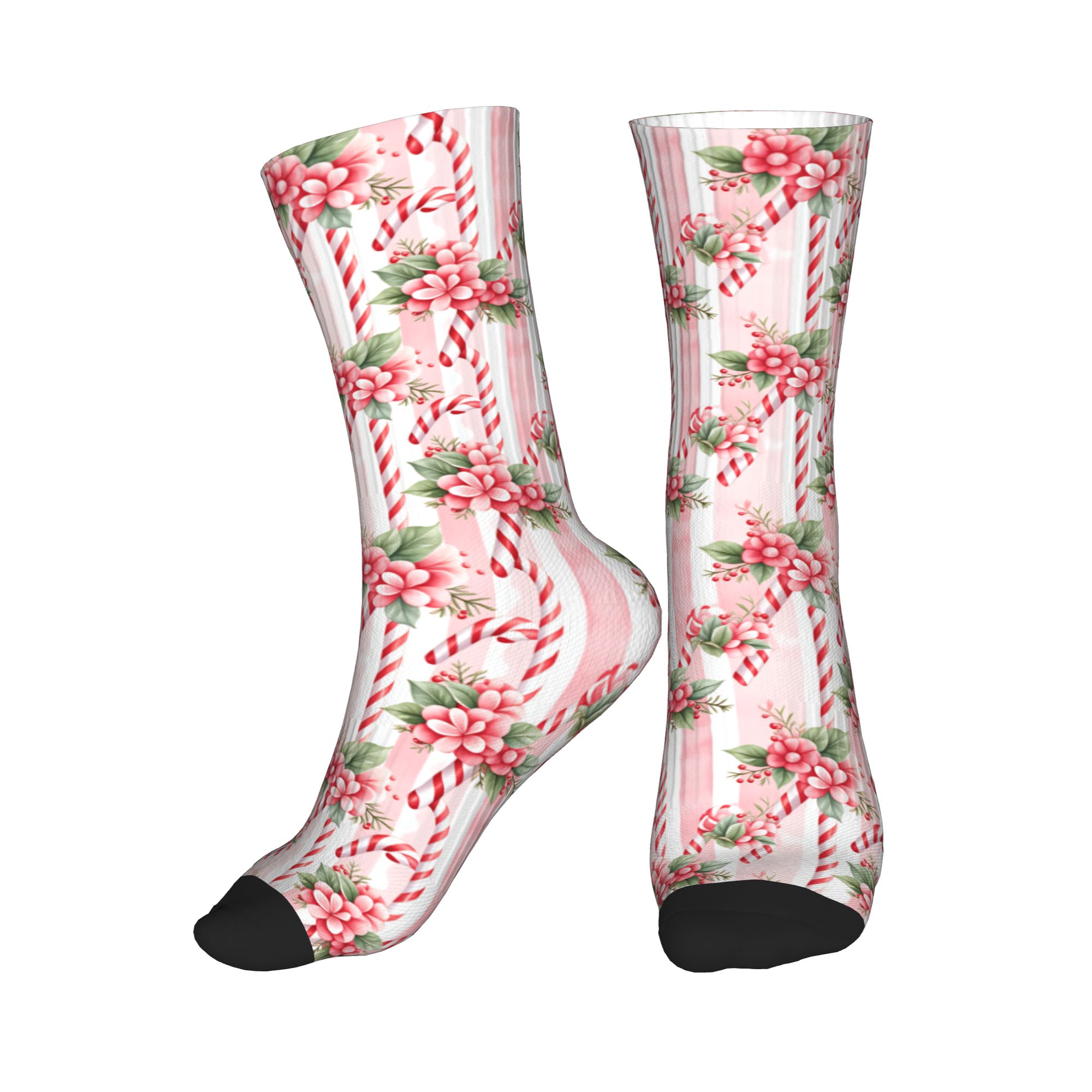 Vintage Fashion For Men - Fashion Printing Vintage Pink Candy Cane