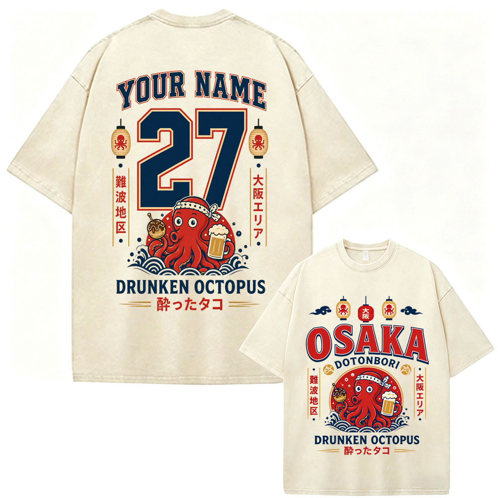 Osaka Dotonbori Drunken Octopu - Vintage Fashion Osaka review and price