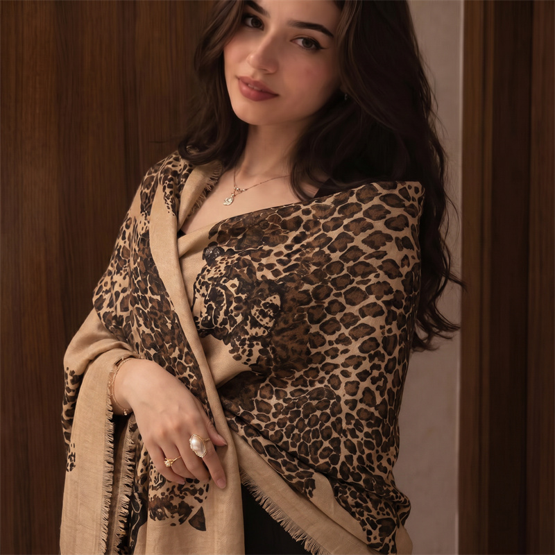 Vintage Leopard Print Hijab an - Vintage Fashion Prints review and price