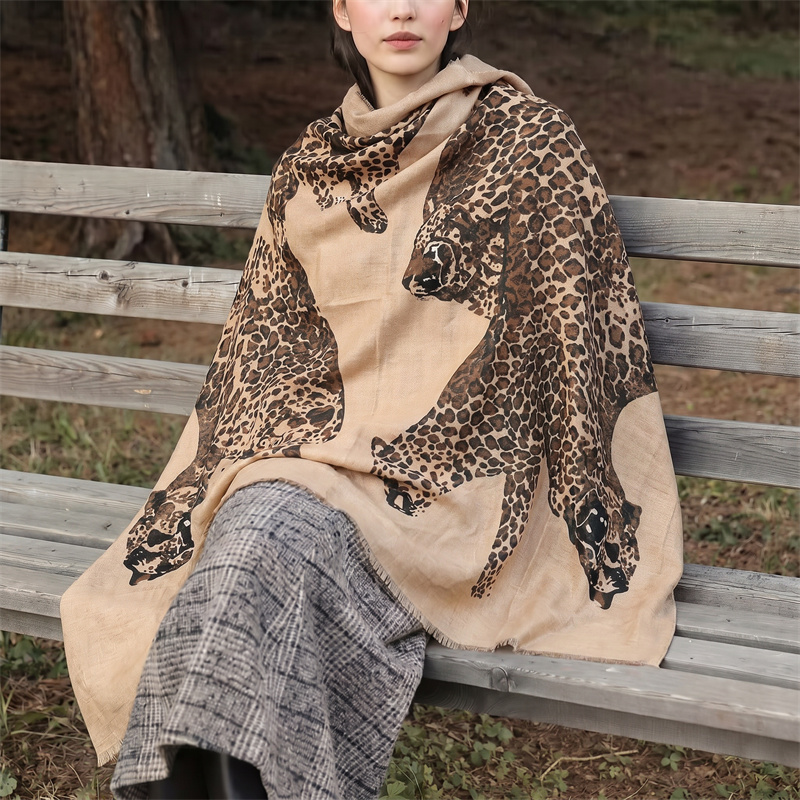 Vintage Leopard Print Hijab an - Vintage Fashion Prints review and price