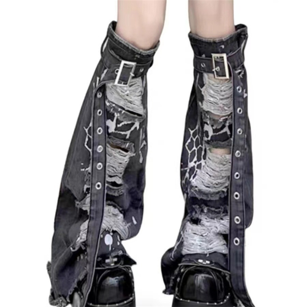 Fashion Buckle Belt Leg Warmer - Z Vintage Fashion review and price