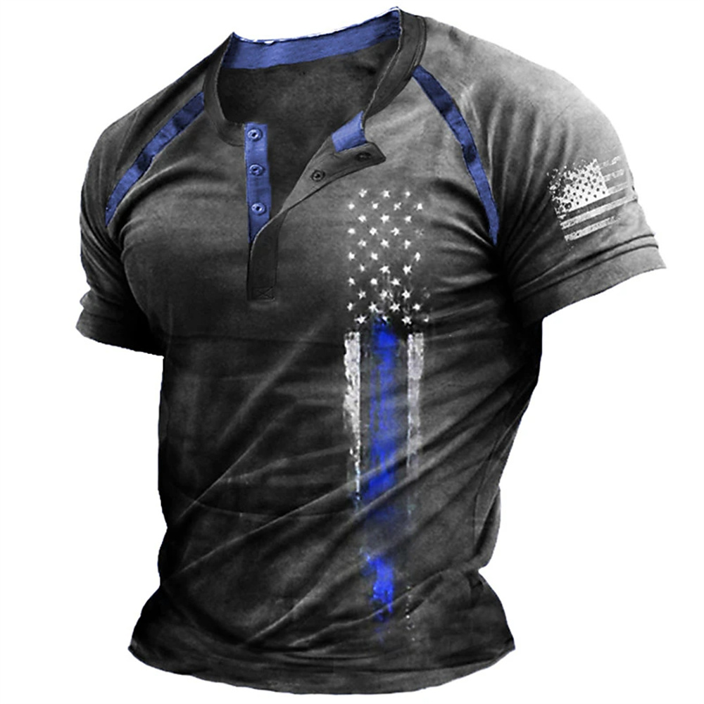 Funny 3D American Flag Print M - Vintage Fashion Prints review and price