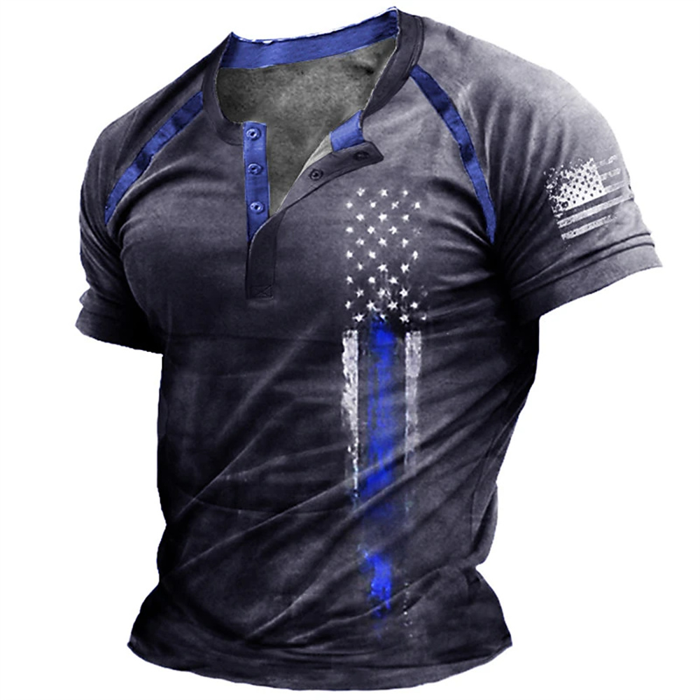 Funny 3D American Flag Print M - Vintage Fashion Prints review and price