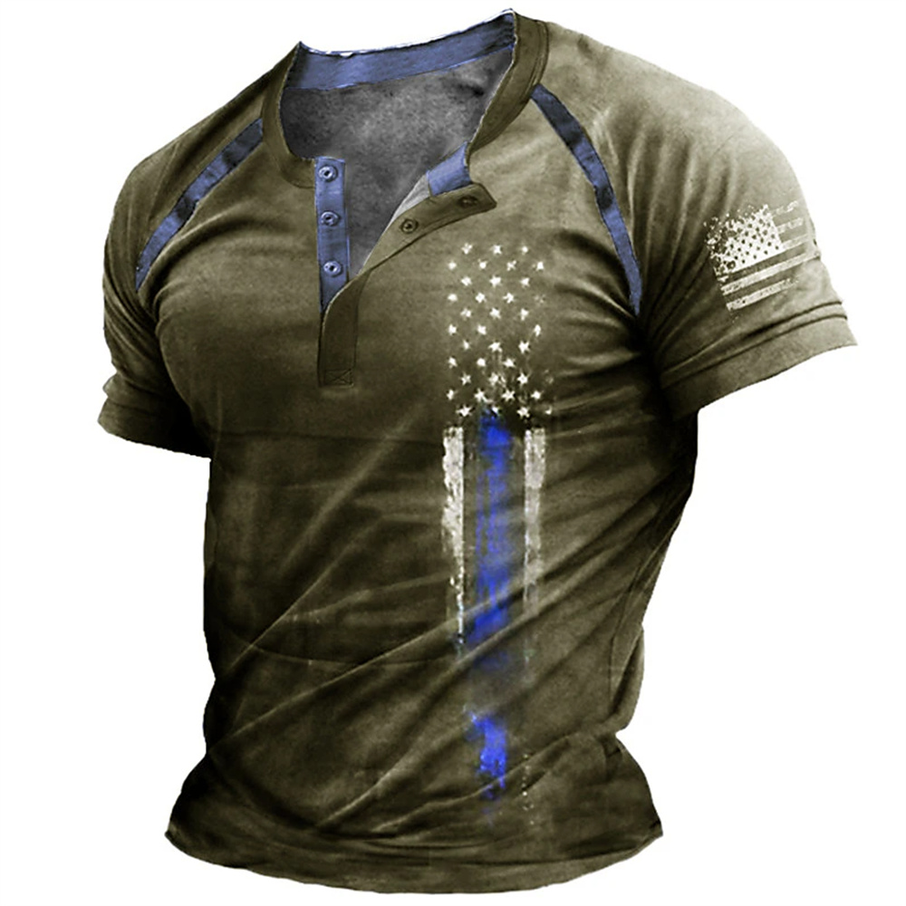 Funny 3D American Flag Print M - Vintage Fashion Prints review and price