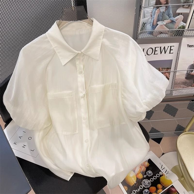 Women's Loose Bubble Sleeve Sh - Vintage Fashion Hong Kong review and price