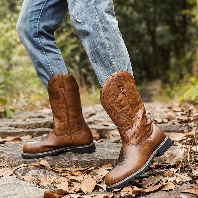 Men's Boots Classic Handmade E - Vintage Fashion Prints review and price