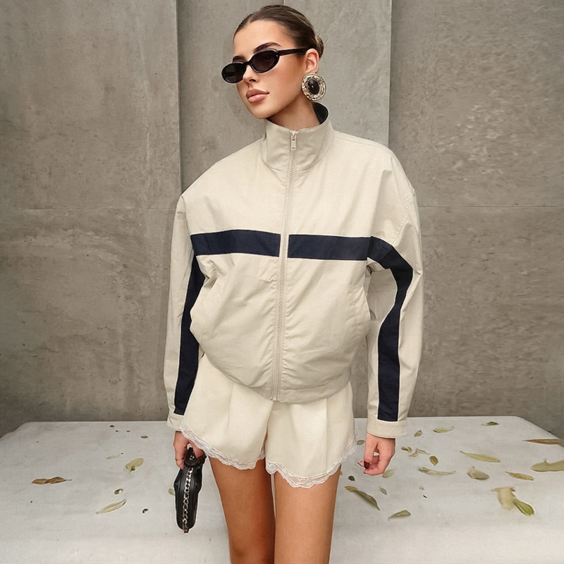 Women Color Block Windbreaker  - Vintage Windbreaker Nylon review and price