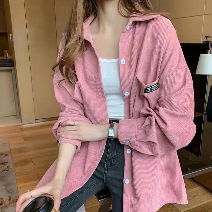 Corduroy Jacket Women's Loose  - Vintage Fashion Hong Kong review and price