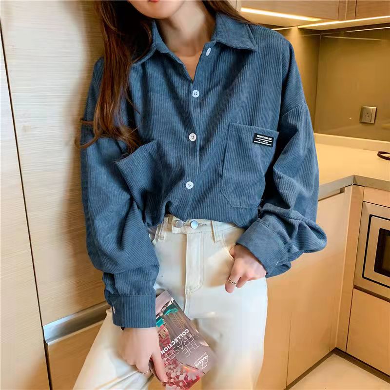 Corduroy Jacket Women's Loose  - Vintage Fashion Hong Kong review and price