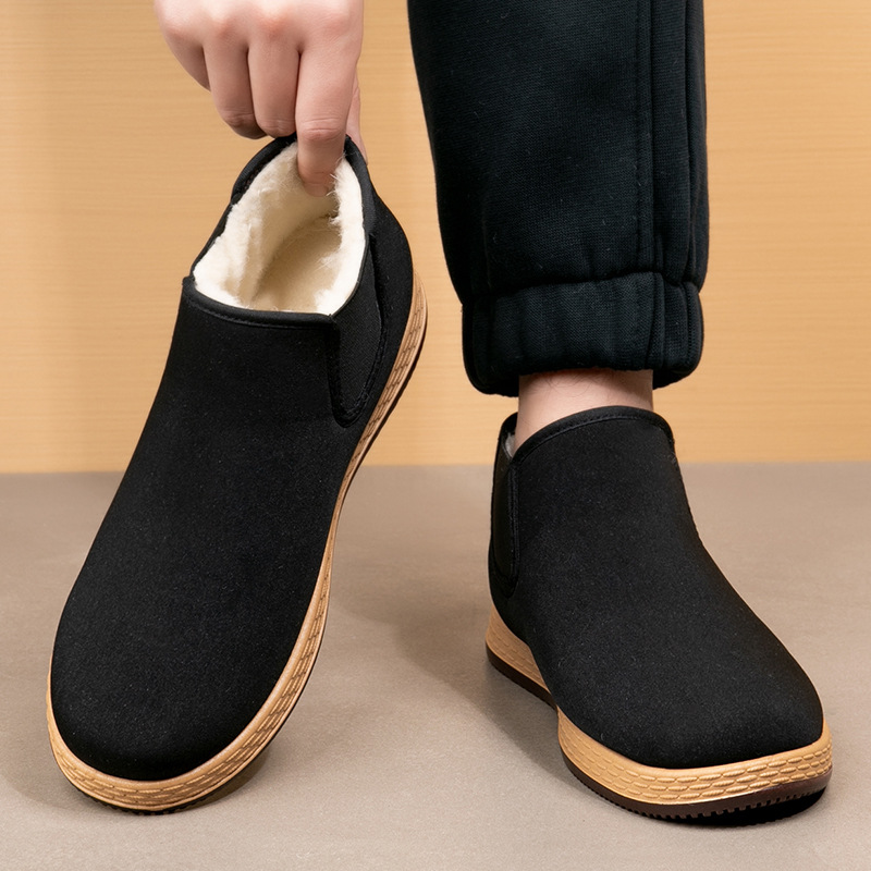 Men's Cotton Shoes Men's Winte - Vintage Fashion For Men review and price
