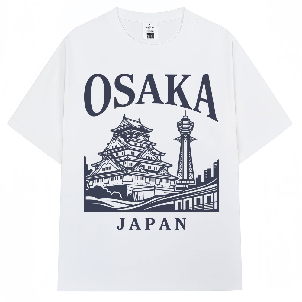 Japanese Style Osaka Print T-s - Vintage Fashion Osaka review and price
