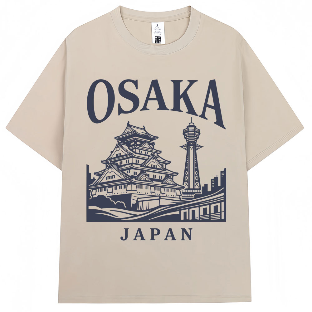 Japanese Style Osaka Print T-s - Vintage Fashion Osaka review and price