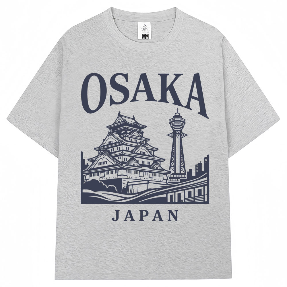Japanese Style Osaka Print T-s - Vintage Fashion Osaka review and price