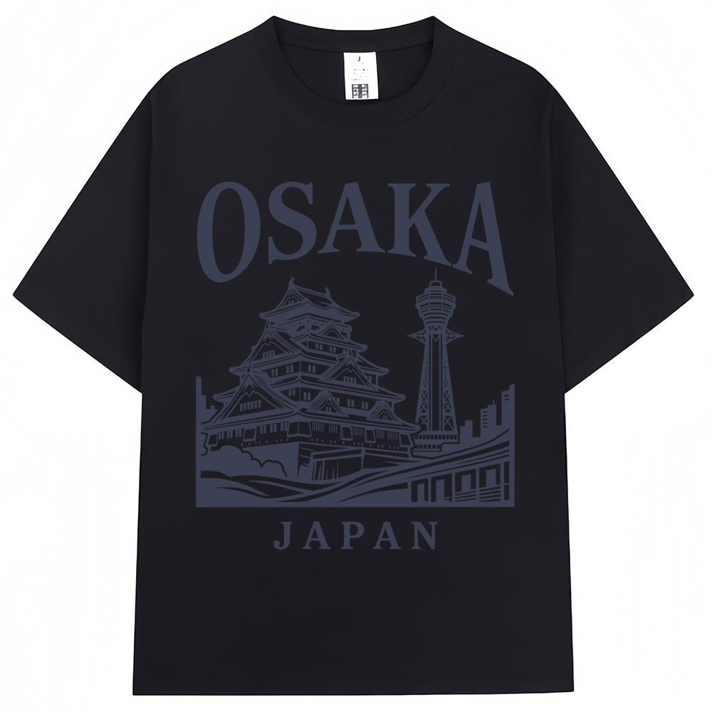 Japanese Style Osaka Print T-s - Vintage Fashion Osaka review and price
